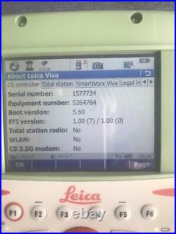 Leica CS15 Controller with Smartworks Viva V5.61
