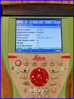Leica CS15 GPS GNSS Total Station Data Collector SmartWorx 6.04