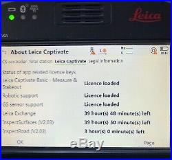Leica CS20 Basic Field Controller Total Station and GPS incl. Captivate License