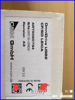 Leica CSM GmbH MCR7 OMNIDRIVE USB2 Total Station FPGA CARD DRIVE Reader/Writer