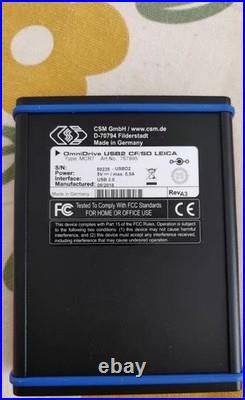 Leica CSM GmbH MCR7 OMNIDRIVE USB2 Total Station FPGA CARD DRIVE Reader/Writer
