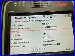 Leica Cs20 3.75g Field Controller For Robotic And Surveying