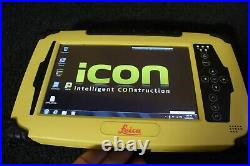 Leica Data Collector Model ICon CC60 Rugged Tablet Use with GPS Total Station