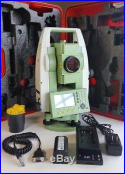 Leica FlexLine TS06 Power 2 R400 Total Station Bundle with Case and Accessories