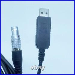 Leica GEV261/793364 data Y cable for TS/TM30/50/60 GS14/GS16 to PC RS232 or USB