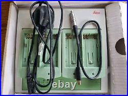 Leica GKL221 Battery Charger with manual and leads