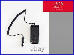 Leica GKL311 Single-bay Battery Charger with Car Adapter