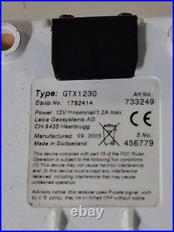 Leica GTX1230 GPS Receiver. Art No. 733249 In Working Condition