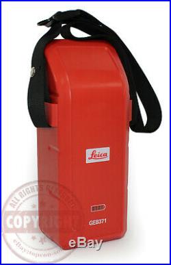 Leica Geb371 External Battery Pack, Total Station, Gps, Tps, Tcr, Robotic, 818916