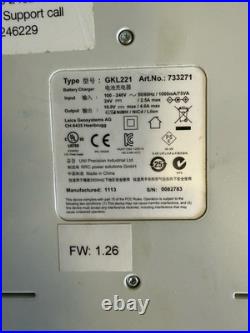 Leica Geosystems GKL221 charger And Cable Dor Charging GEB external Battery