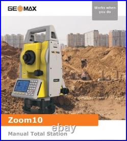 Leica Hexagon Geomax Zoom 10 Manual Total Station Survey Equipment Leica Hexagon Geomax Zoom 10 Manual Total Station Survey Equipment
