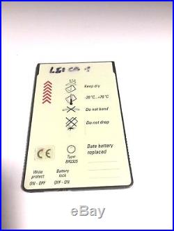 Leica Memory Card 512K PCMCIA 639948 for Total Station and GPS