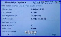 Leica Nova MS60 R2000 MultiStation 1 Robotic 3D Scanner & Total Station