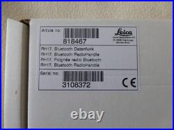Leica RH17 Bluetooth Radio Handle Article no. 818467 BNIB Leica RH17 Bluetooth Radio Handle Article no. 818467 BNIB