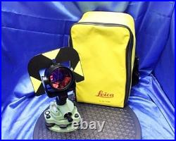 Leica Single Prism Set GPR121 GZR103 Carrier GDF121 Tribrach Soft Case Surveying