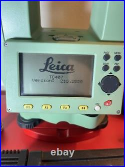 Leica TC-407 Total Station In Excellent Condition Leica TC-407 Total Station In Excellent Condition