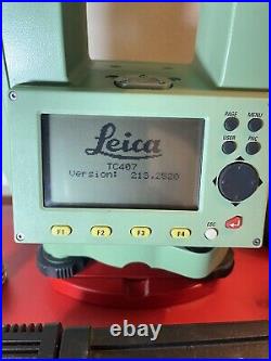 Leica TC-407 Total Station In Excellent Condition