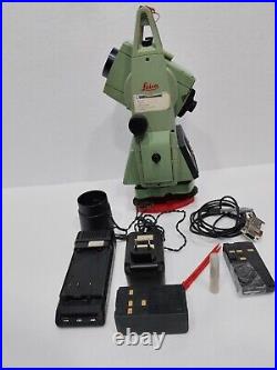 Leica TC303 Total Station with Case & Accessories