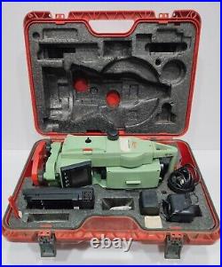 Leica TC303 Total Station with Case & Accessories