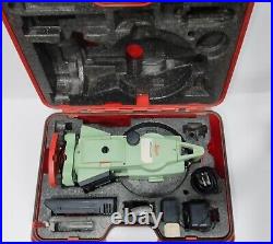 Leica TC303 Total Station with Case & Accessories