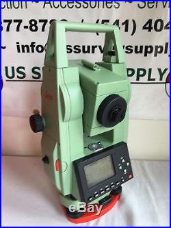 Leica TC307 Total Station Kit with GMP111 Mini Prism Complete 300 System with WNTY
