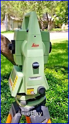 Leica TCA1101plus 1 AutoTracking Robotic Total Station, with Machine Guidance