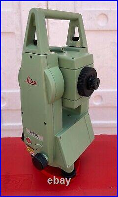 Leica TCR 307 Total Station 7 Angular Accuracy Reflectorless Measurement