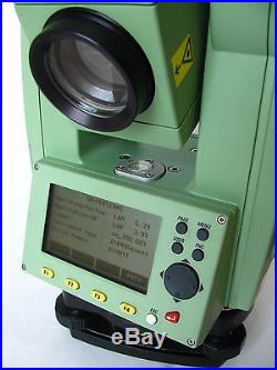 Leica TCR-405 5'' Reflectorless total station. Calibrated. 6 Month Warranty