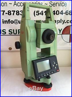 Leica TCR307 Reflectorless Total Station with GMP111 Mini Prism Kit 30-day WNTY