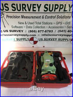 Leica TCR307 Reflectorless Total Station with GMP111 Mini Prism Kit 30-day WNTY