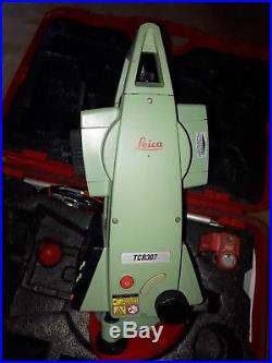 Leica TCR307 reflectorless Total Station. Calibrated