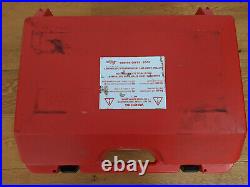 Leica TCR405 Power Survey Equipment Case, Red, Good used condition