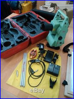 Leica TCR407 Leica TCR 407 total station with batteries and other accessories