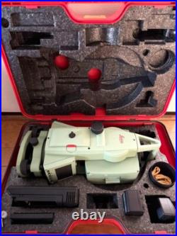 Leica TCR705 Total Station green color with Hard Case used item From Japan