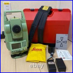 Leica TCR705 Total Station green color with Hard Case used item from japan Leica TCR705 Total Station green color with Hard Case used item from japan