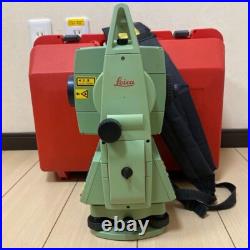 Leica TCR705 Total Station green color with Hard Case used item from japan Leica TCR705 Total Station green color with Hard Case used item from japan