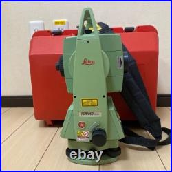 Leica TCR705 Total Station green color with Hard Case used item from japan Leica TCR705 Total Station green color with Hard Case used item from japan