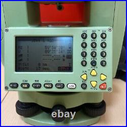 Leica TCR705 Total Station green color with Hard Case used item from japan Leica TCR705 Total Station green color with Hard Case used item from japan