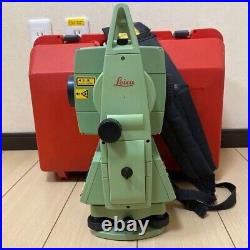 Leica TCR705 Total Station green with Hard Case Confirmed Operation from Japan