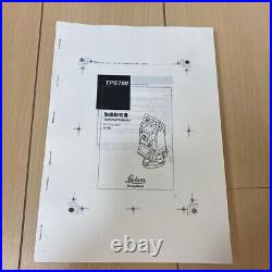 Leica TCR705 Total Station green with Hard Case Confirmed Operation from Japan