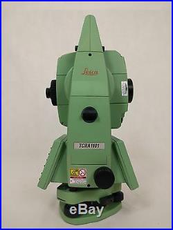Leica TCRA1101+, 1 Robotic Reflectorless Total Station, RCS1100, Reconditioned