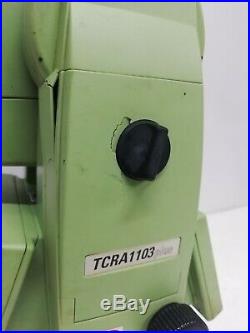 Leica TCRA1103plus Range 3 Robotic Total Station But With Out Battery Charger