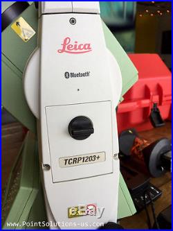 Leica TCRP 1203+ R1000, CS15 SmartWorx Robotic Total Station