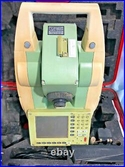 Leica TCRP1203 R300 Total Station. Used surplus with Calibration Cert. New batte
