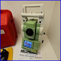 Leica TCRP1205+ R1000 Total Station Case Charger Battery Certificate inc vat#3