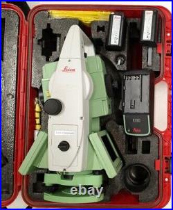 Leica TCRP1205+ R1000 total Station Motorized Surveying Instrument withCase TESTED