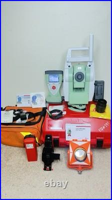 Leica TCRP1205+ R400 5? Robotic Total Station- with CS15 Data Collector Kit