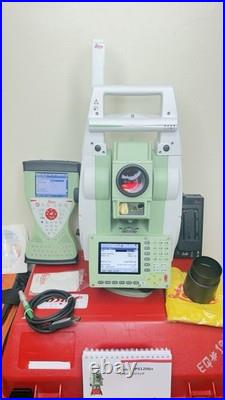 Leica TCRP1205+ R400 5? Robotic Total Station- with CS15 Data Collector Kit