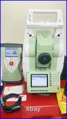 Leica TCRP1205+ R400 5? Robotic Total Station- with CS15 Data Collector Kit
