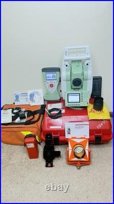 Leica TCRP1205+ R400 5? Robotic Total Station- with CS15 Data Collector Kit